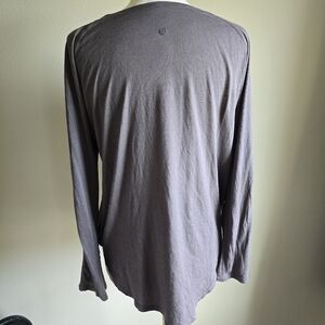 Lululemon Long Sleeve Size 8/10 Dark Grey Pima Cotton